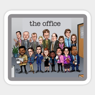 Cast of The Office Sticker